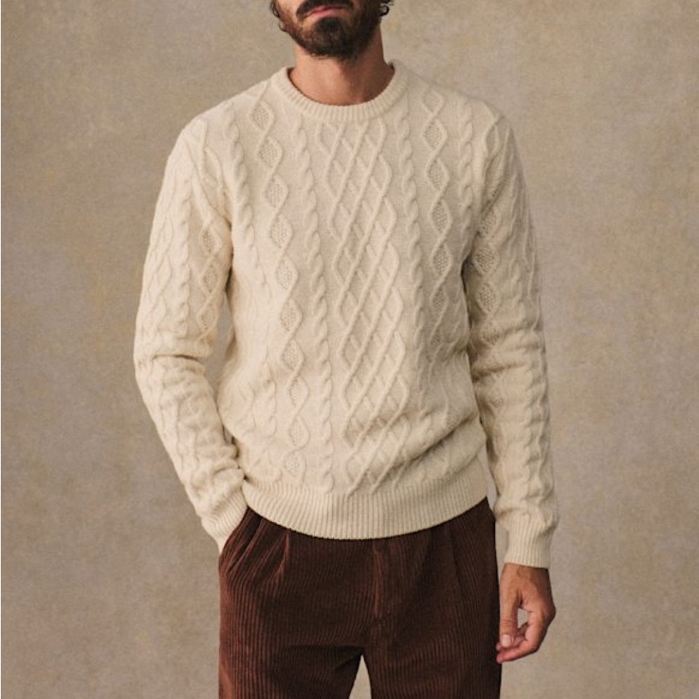 Sezane/Octobre Editions Oliver Sweater in Burgundy size XS